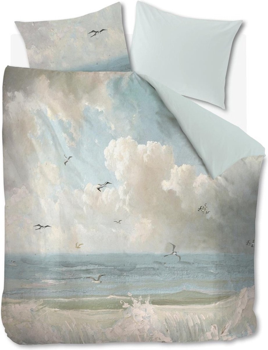 At Home by Beddinghouse Seaclouds dekbedovertrek - 240x200/220 cm - Blauw