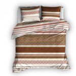 Satin d'Or dekbedovertrek Westfield Koper Bruin-240x200/220