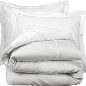 De Witte Lietaer Dekbedovertrek Katoen Perkal Bumblebee - 240 x 220 cm - Zilver