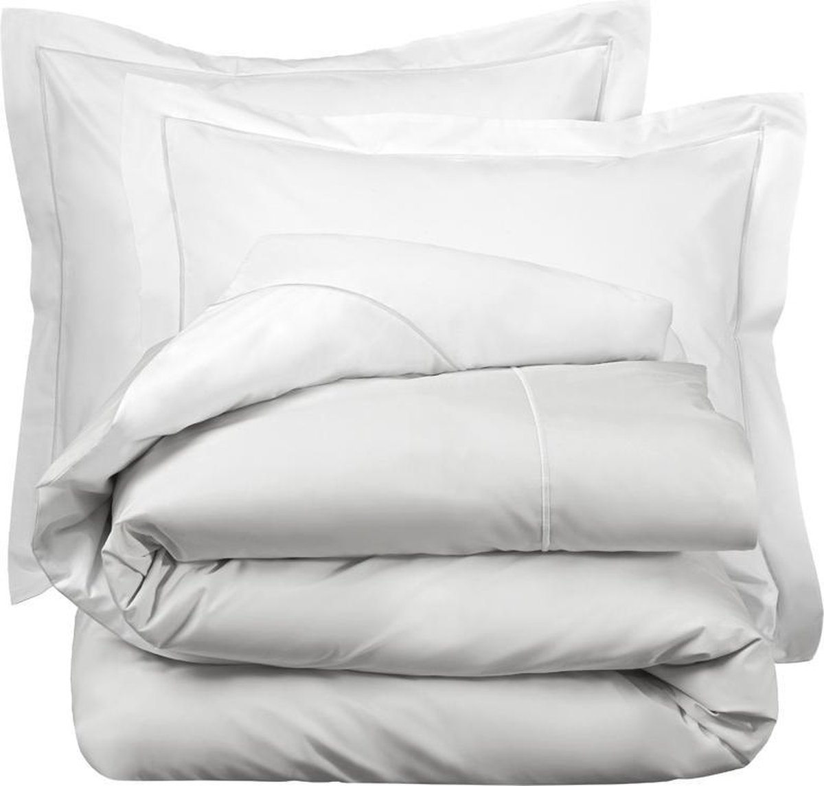 De Witte Lietaer Dekbedovertrek Katoen Perkal Bumblebee - 240 x 220 cm - Zilver