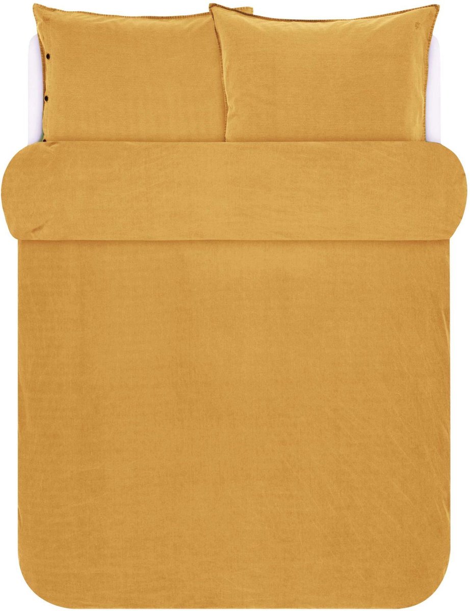 MARC O'POLO Senja Dekbedovertrek Golden yellow - 240x200/220 cm