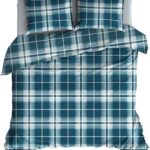 Satin d'Or Banff - Dekbedovertrek - 240x200/220 cm + 2 kussenslopen 60x70 cm - Teal
