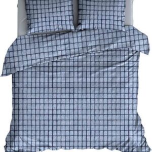 Romanette Metallica - Dekbedovertrek - 240x200/220 cm + 2 kussenslopen 60x70 cm - Denimblue
