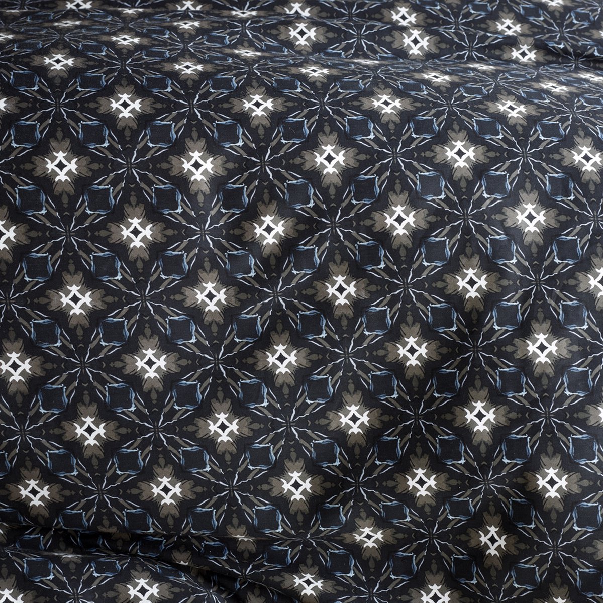 De Witte Lietaer Dekbedovertrek Katoen Satijn Hero - Eenpersoons - 140 x 200/220 cm - Blauw - Afbeelding 3