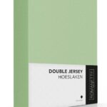 Luxe Hoeslaken - Lichtgroen - 180x200 cm - Jersey Stretch - Romanette