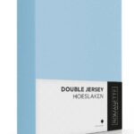 Luxe Dubbel Jersey Hoeslaken - Blauw