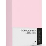 Romanette Hoeslaken Double Jersey Roze-160/180 x 200/210/220 cm