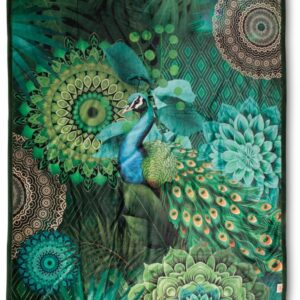 HIP Plaid 130x160 cm - Mandala en Pauw Print