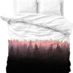 Scent of Nature Virginia Wild Forest - Dekbedovertrekset -  240x200/220 + 2 kussenslopen 60x70 - Rood