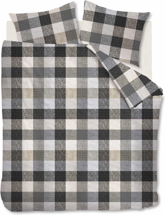 Beddinghouse Beckett dekbedovertrek - Lits-Jumeaux - 240x200/220 - Grijs
